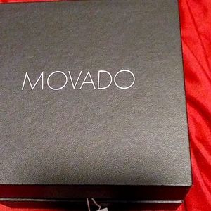Movado Men watch silver with blue face